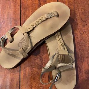 Rainbow 🌈 braided sandals